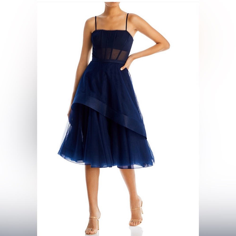 BCBGmaxazria Corset Tiered Dress Size 0